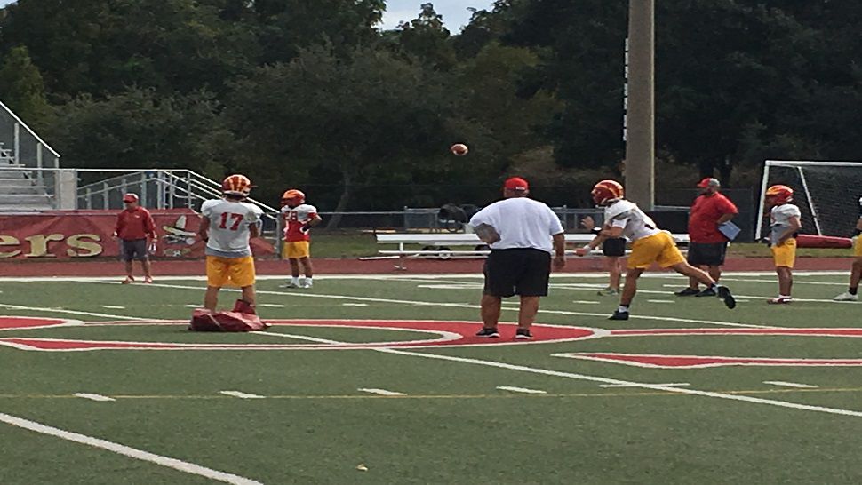 Clearwater Central Catholic practicing this week getting ready for Fridays match up with Berkeley Prep