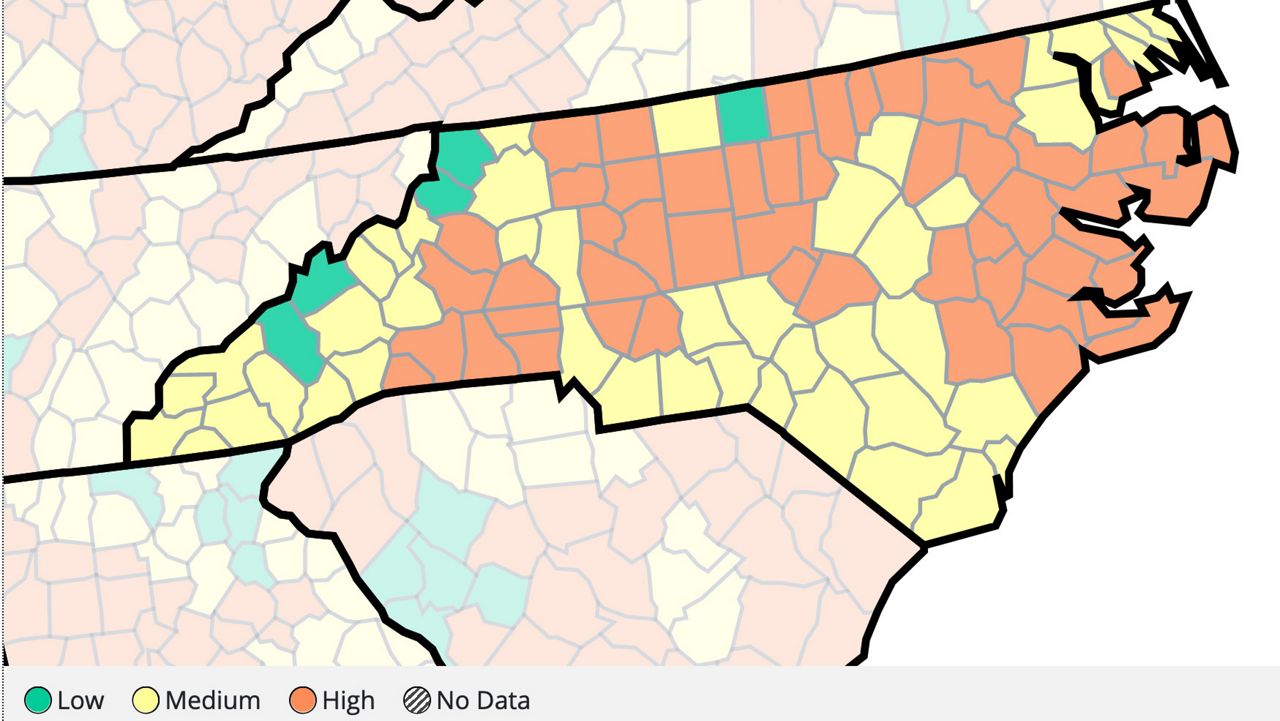 The coronavirus BA.2 variant accounts for a majority of the cases in North Carolina, according to DHHS.