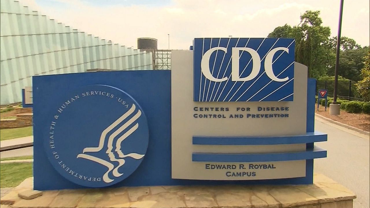 A sign outside the CDC's Atlanta campus