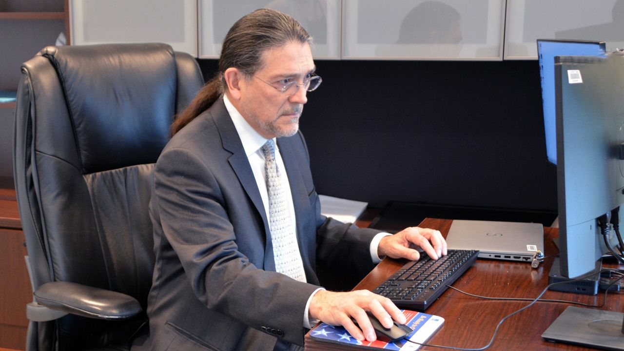 Robert Santos appears at the U.S. Census Bureau building. (Courtesy: Robert Santos)