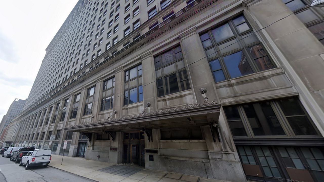 The historic Centennial Building in Downtown Cleveland, which is set to be repurposed as workforce housing, offices and retail spaces. (Google Maps)