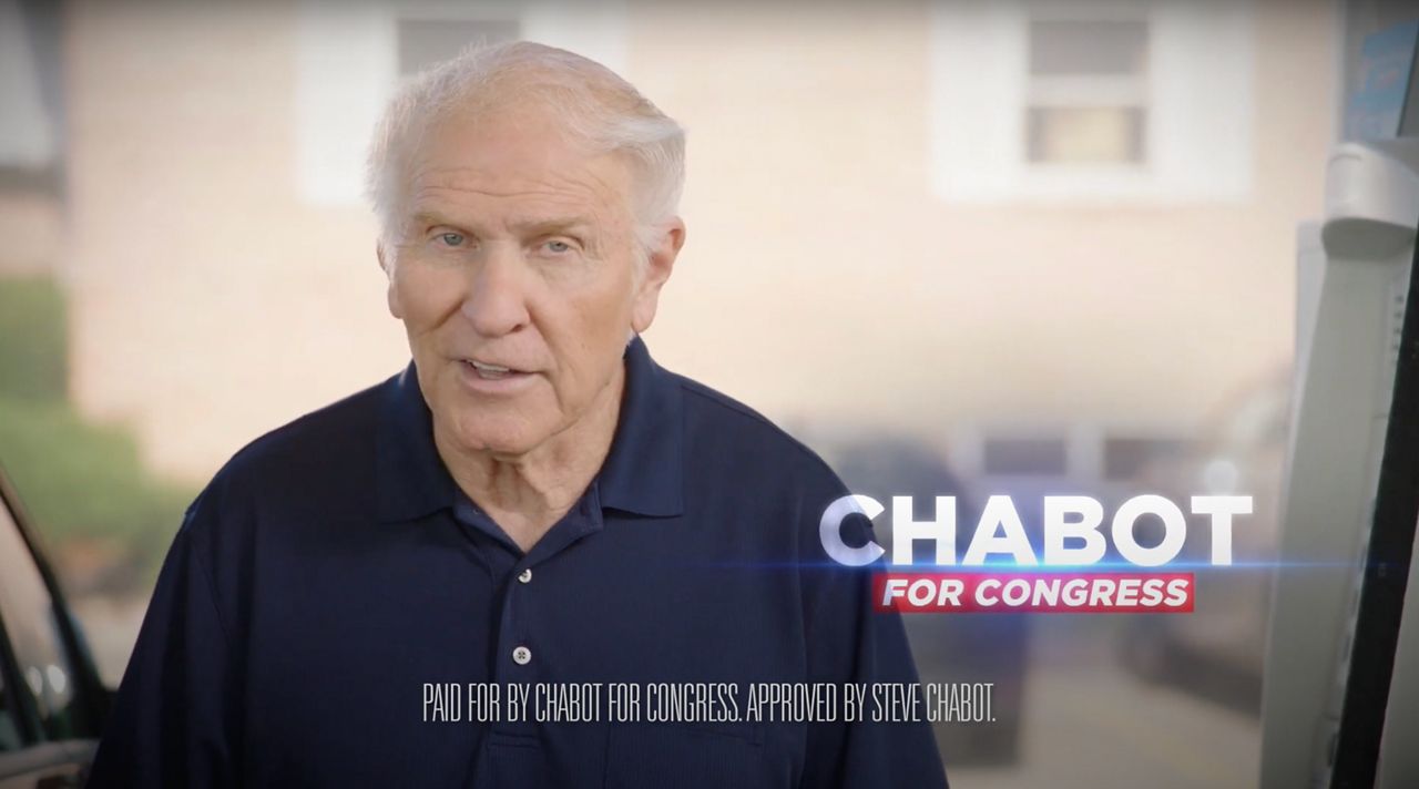 Ohio Rep. Steve Chabot (R, OH-01) in a new campaign ad. 