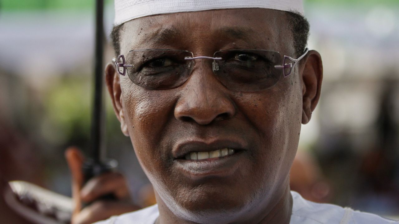 Chadian President Idriss Deby Itno was killed by rebels in April 2021. (AP Photo/Sunday Alamba, File)