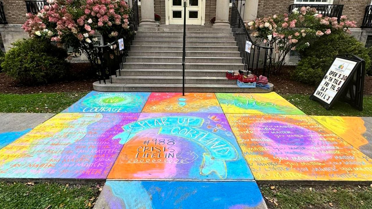 Chalk the Walk event sheds light on suicide prevention