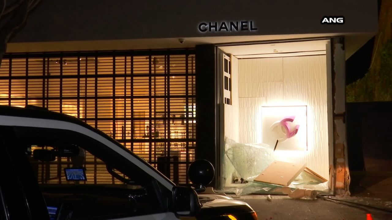 Suspects burglarize Chanel store in Beverly Grove area