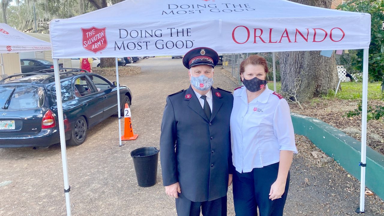 Captains Ken and Jessie Chapman serve as co-commanders of the Salvation Army of Orange and Osceola counties. (Pete Reinwald/Spectrum News 13)