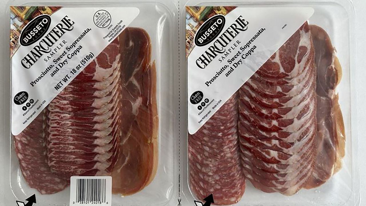 Busseto Foods brand ready-to-eat charcuterie meat products that have been recalled. (Photo courtesy of the U.S. Food and Drug Administration)