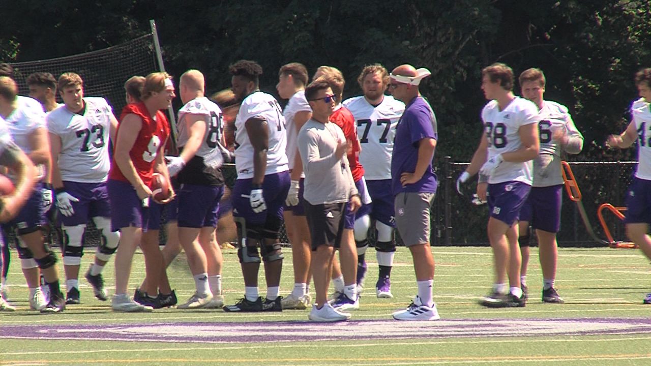 Crusaders football team hold first summer practice