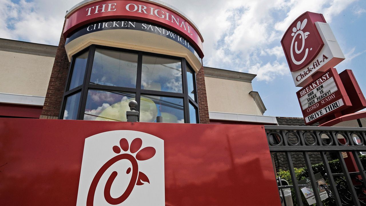 Six Chick-fil-A locations in Central Florida will be offering free chicken nuggets to theme park workers on May 27. (file)