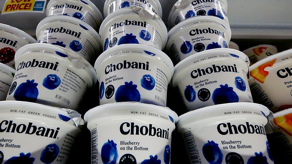 Chobani yogurt cups