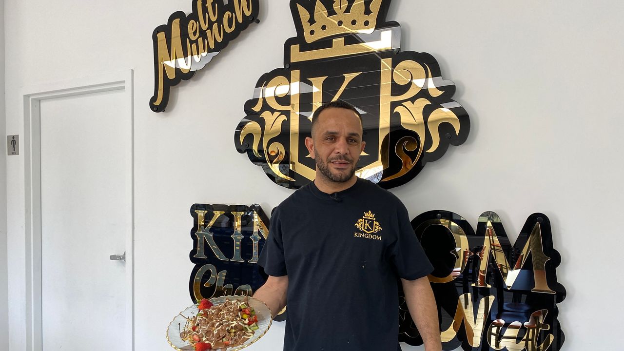 Chocolate and Nut Kingdom features international sweets