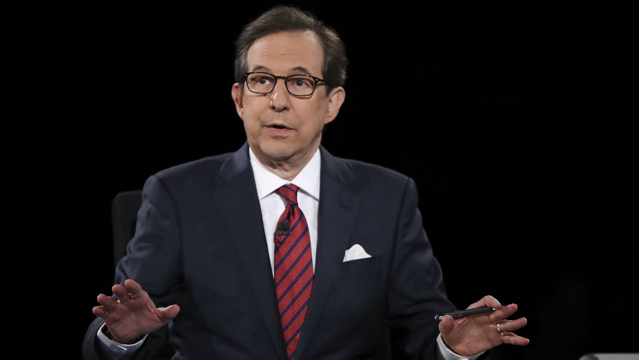 Fox News' Chris Wallace hosts a presidential debate in 2016. (Joe Raedle/Pool via AP, File)