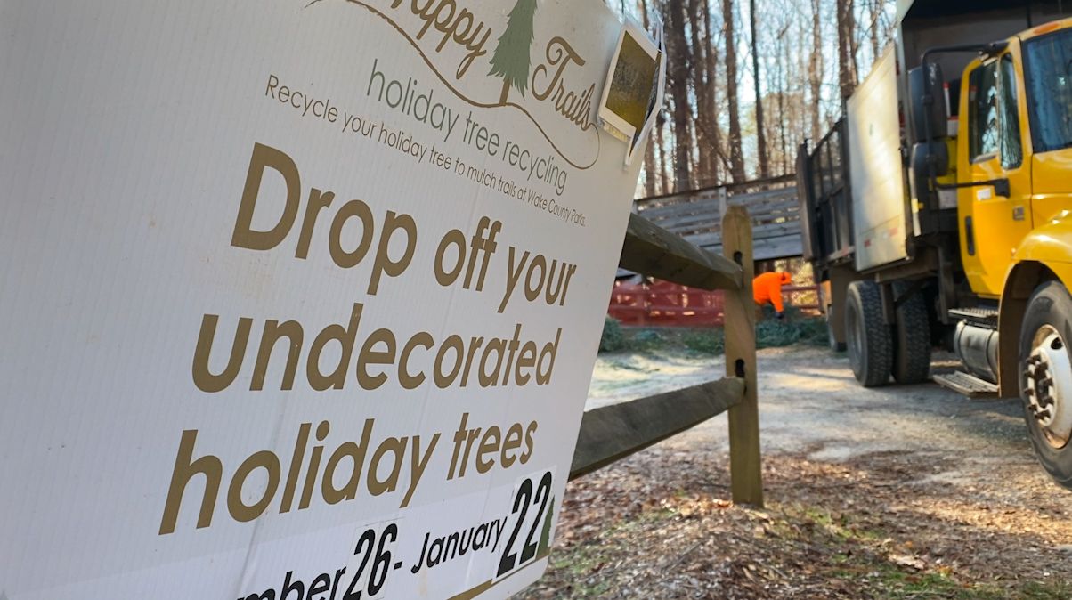 How to recycle your Christmas tree in Wake County