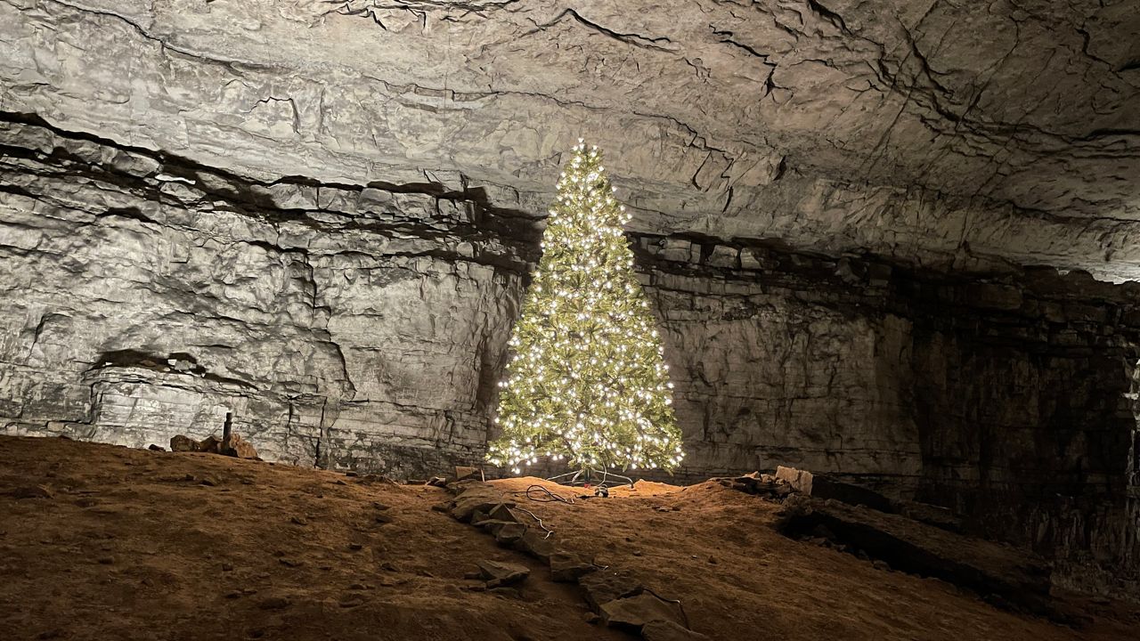 Mammoth Cave National Park Hosts 43rd Annual Cave Sing   Christmas Tree Mammoth Cave KY 1204