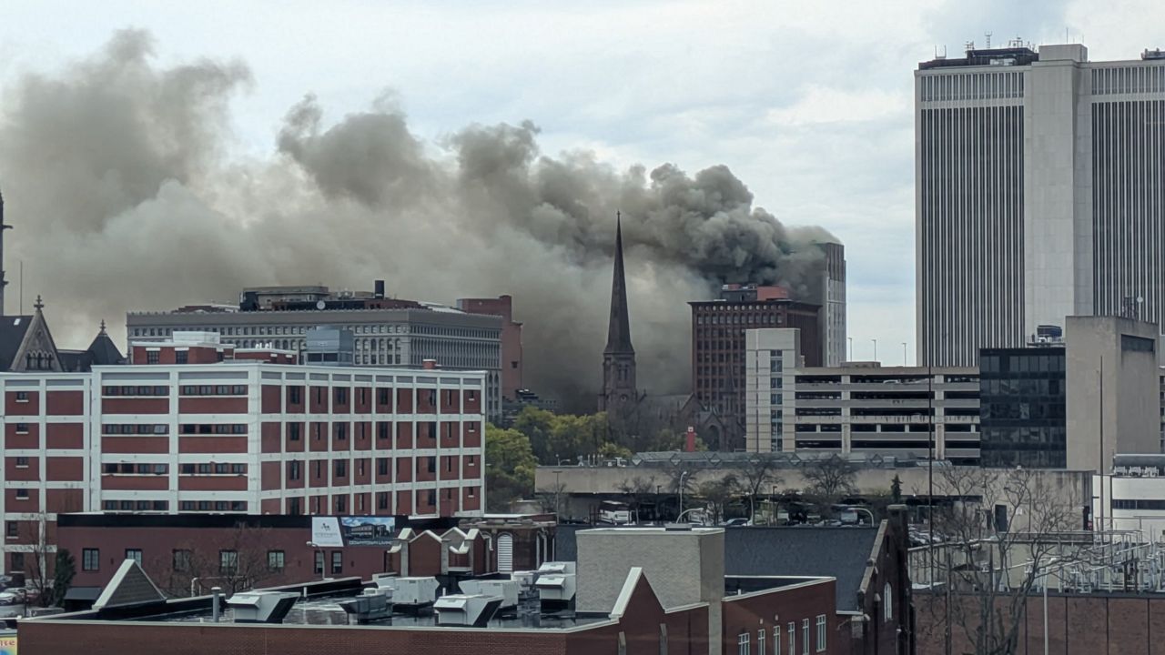 downtown fire