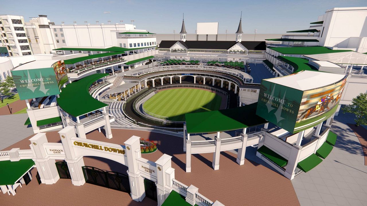 Churchill Downs Paddock Project Outside Render Ky 0428