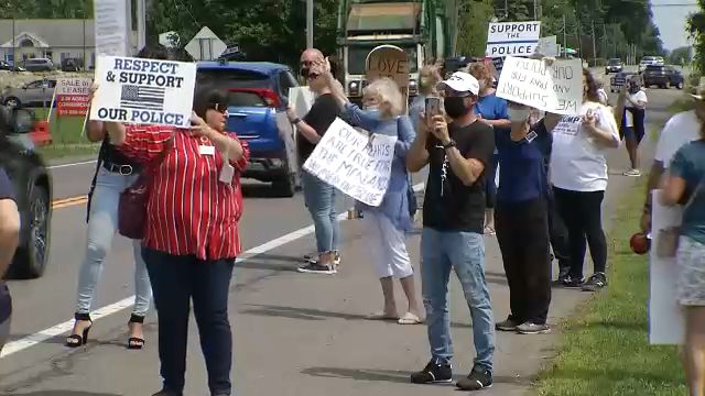 Rally for Police in Cicero