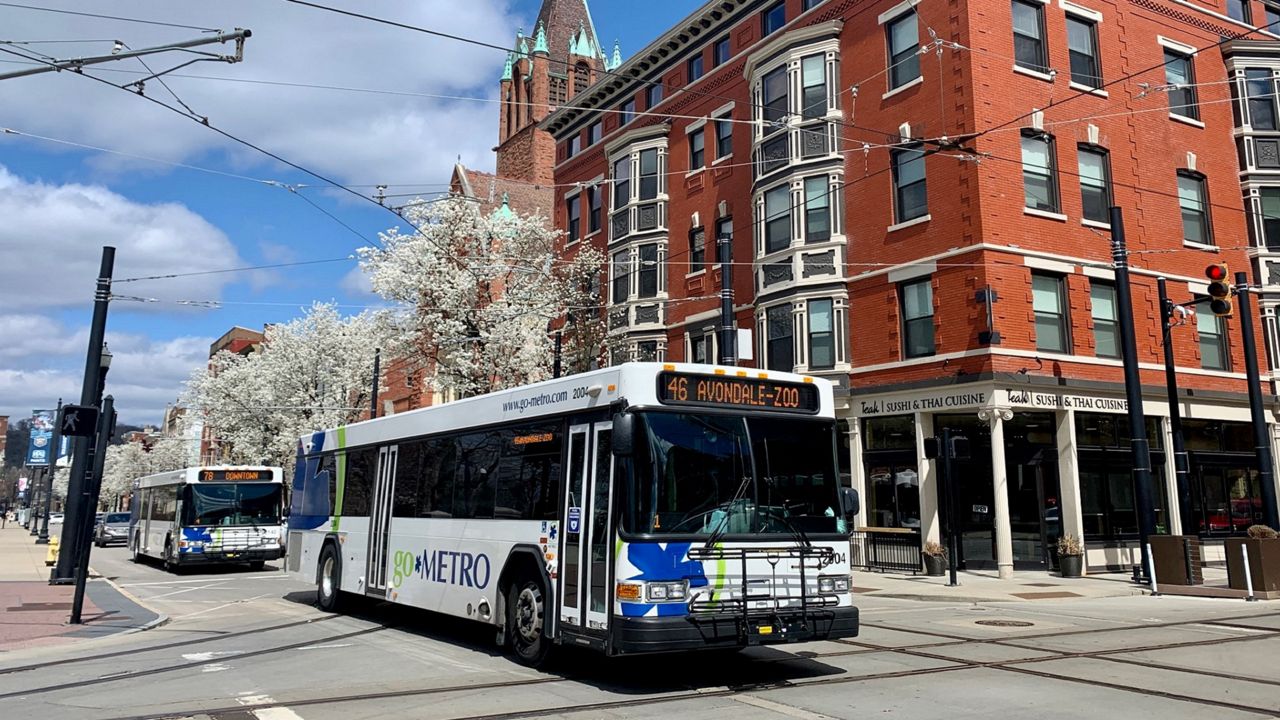 Cincinnati Metro uses fare-free days as a way to attract new bus riders. (Casey Weldon/Spectrum News 1)