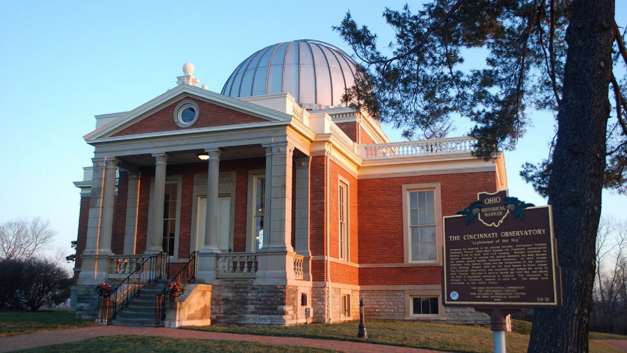The outside of the historic Cincinnati Observatory in Mount Lookout. (Photo courtesy of Cincinnati Observatory)