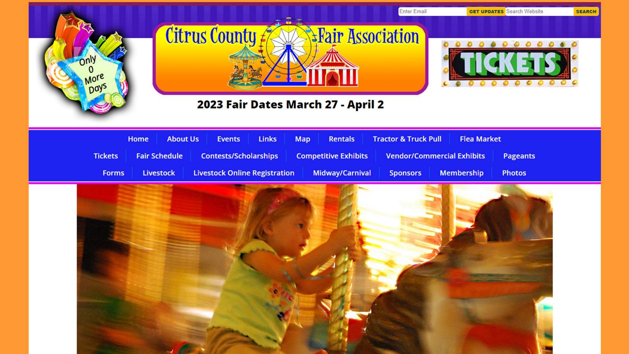The 2023 Citrus County Fair starts on Monday, March 27, officials with the fair announced. (Courtesy of https://www.citruscountyfair.com/)
