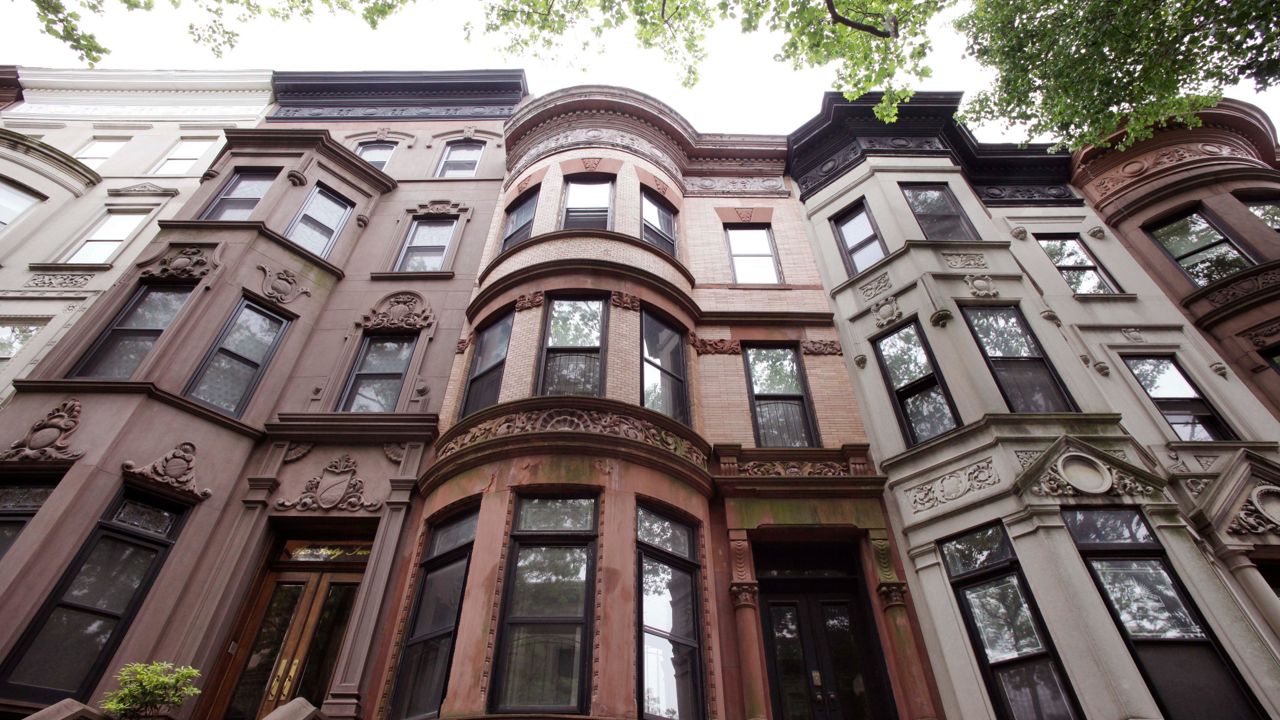 Brownstones in the Park Slope neighborhood in the 39th District. (AP Photo/Mark Lennihan)