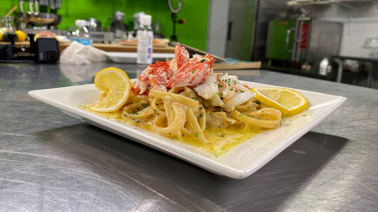 Chef's Kitchen: King Crab Garlic Alfredo Pasta By Chef Melly