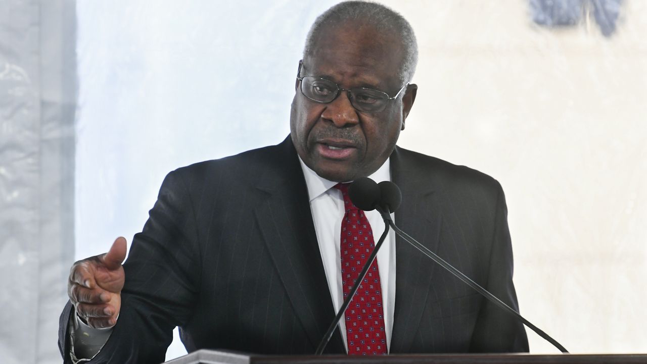 Supreme Court Justice Clarence Thomas (AP Photo/John Amis, File)