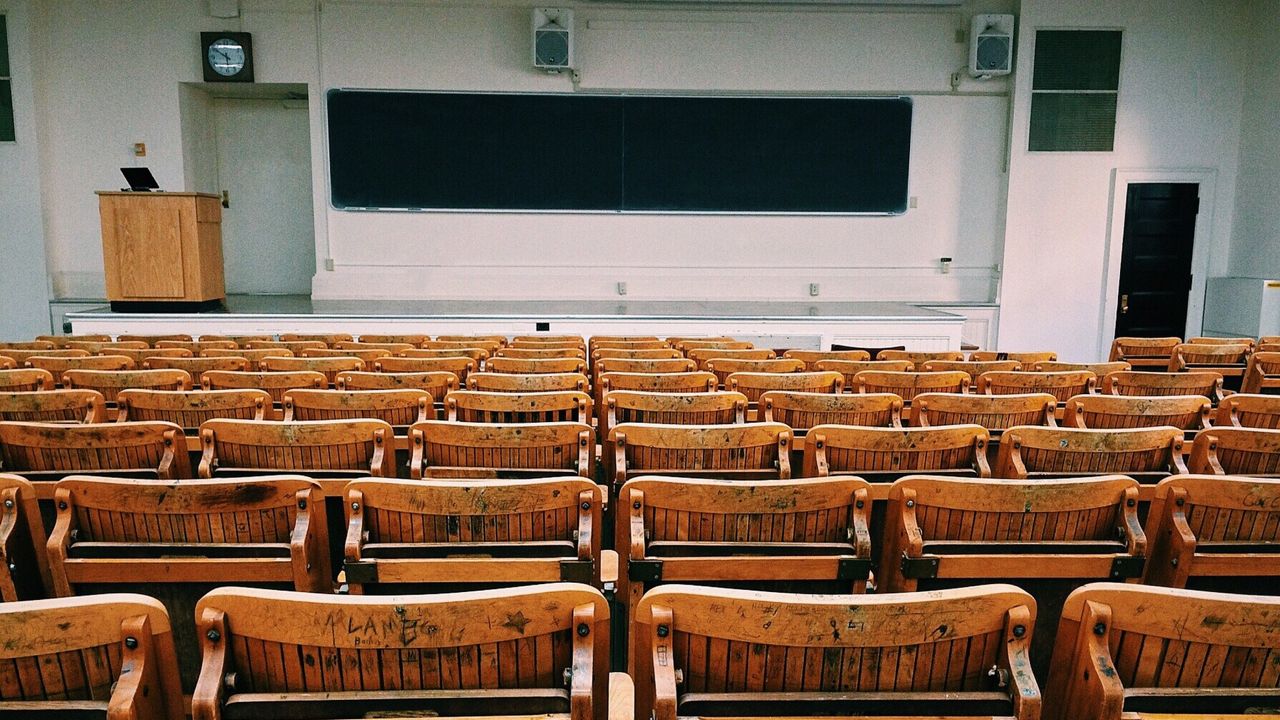 A university classroom is pictured in this file image. (Pixabay)