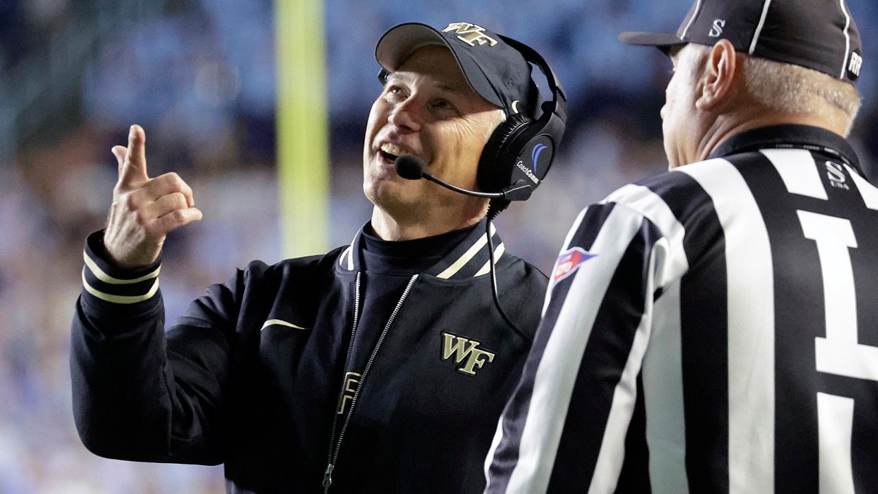 Wake Forest football coach Dave Clawson resigned Monday after 11 years with the school. (Spectrum News 1)