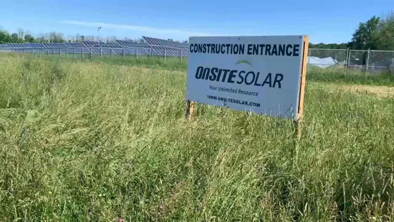 Clay lawmakers say town is losing tax money on solar farms