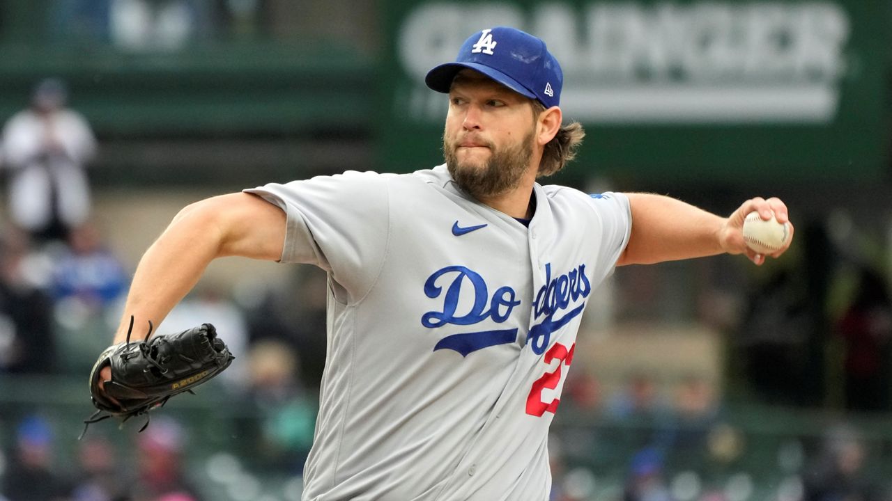 Dodgers pitcher Clayton Kershaw says sore left shoulder will