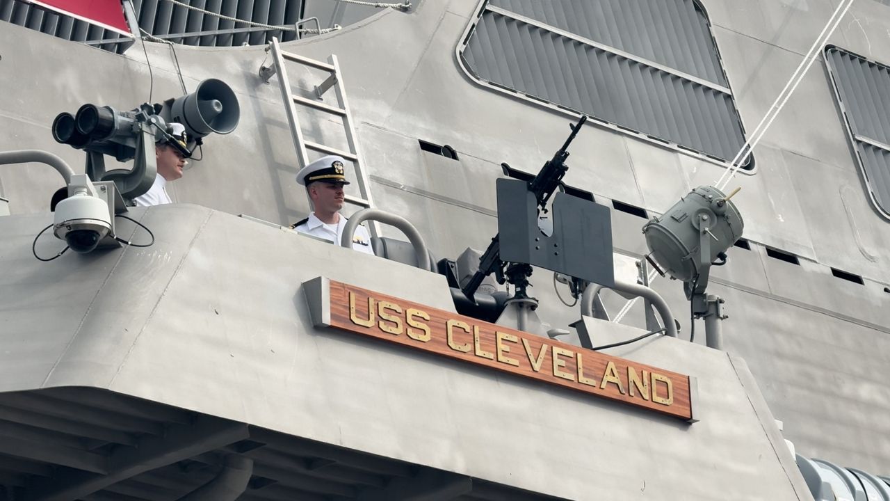 USS Cleveland Commissioned in namesake city