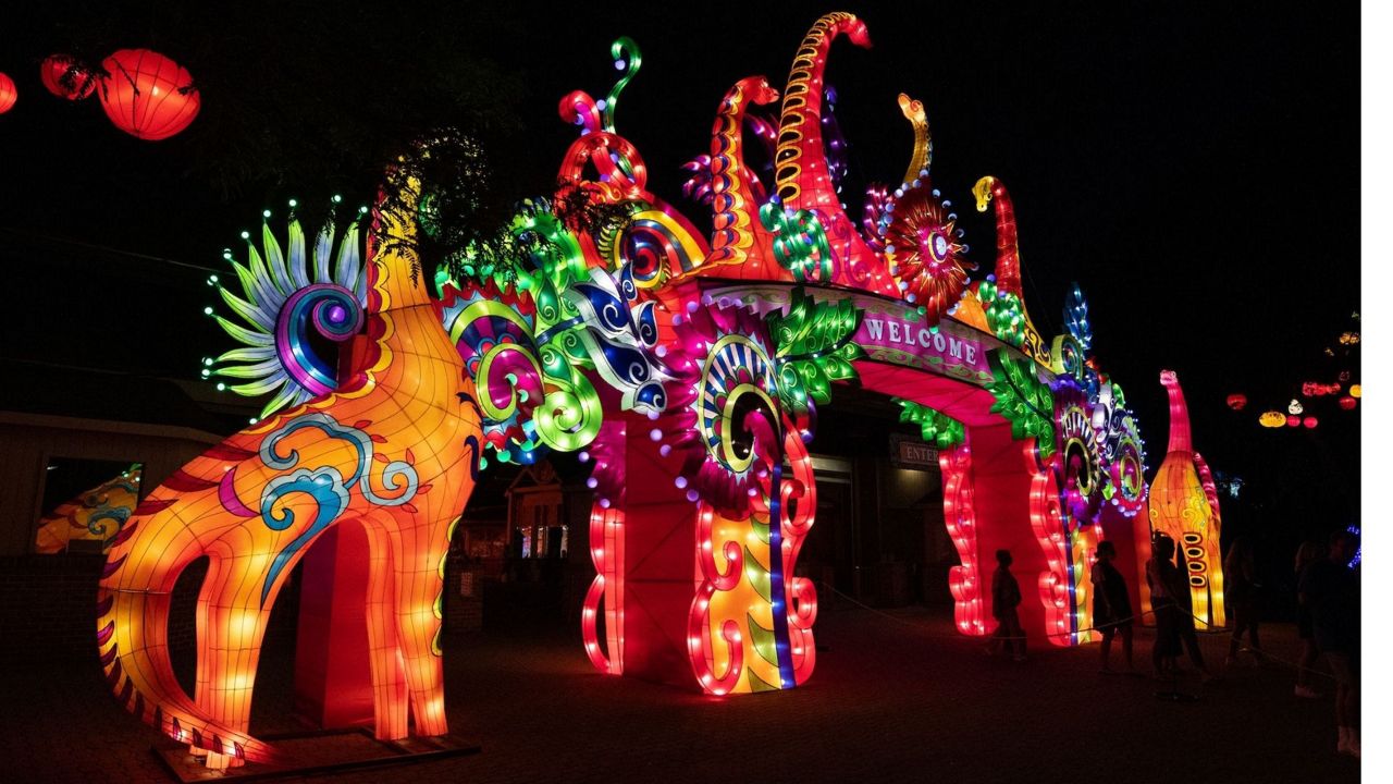 This will be the fourth year for the Asian Lantern Festival. Photo/Cleveland Metroparks