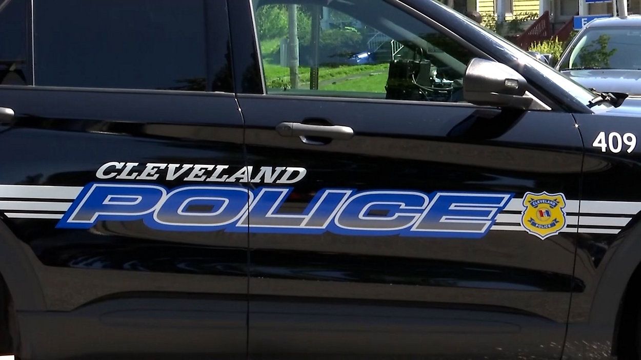 A Cleveland Police car. 