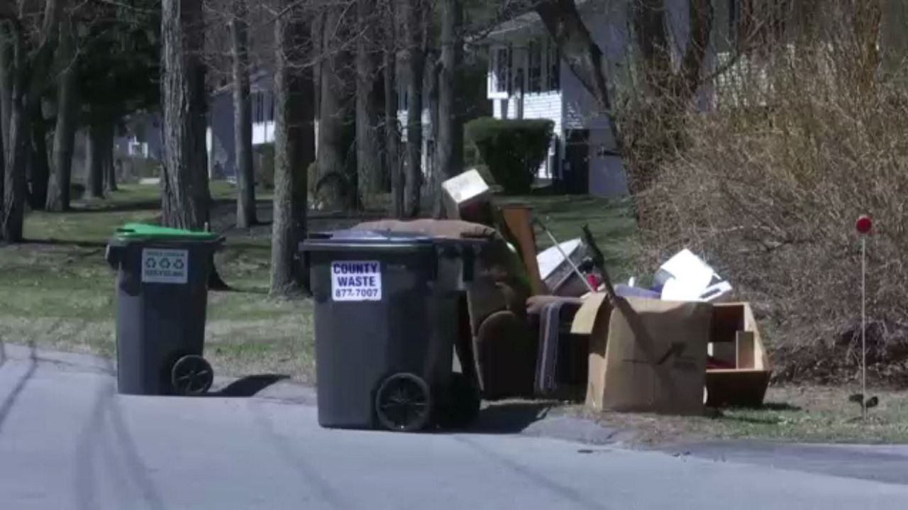 Clifton Park's free curbside trash pickup continues through April