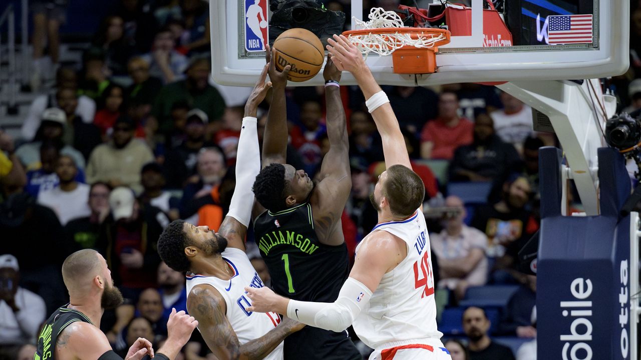 Zion Williamson scores 34, Pelicans top Clippers 112-104