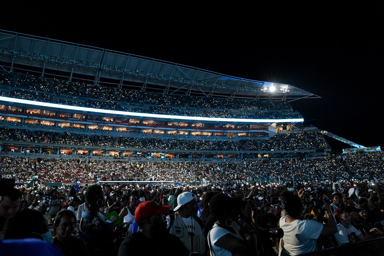 Saturday's crowd at Paul Brown Stadium set a festival record. (Photo courtesy of Shae Combs/Game Day Communications)