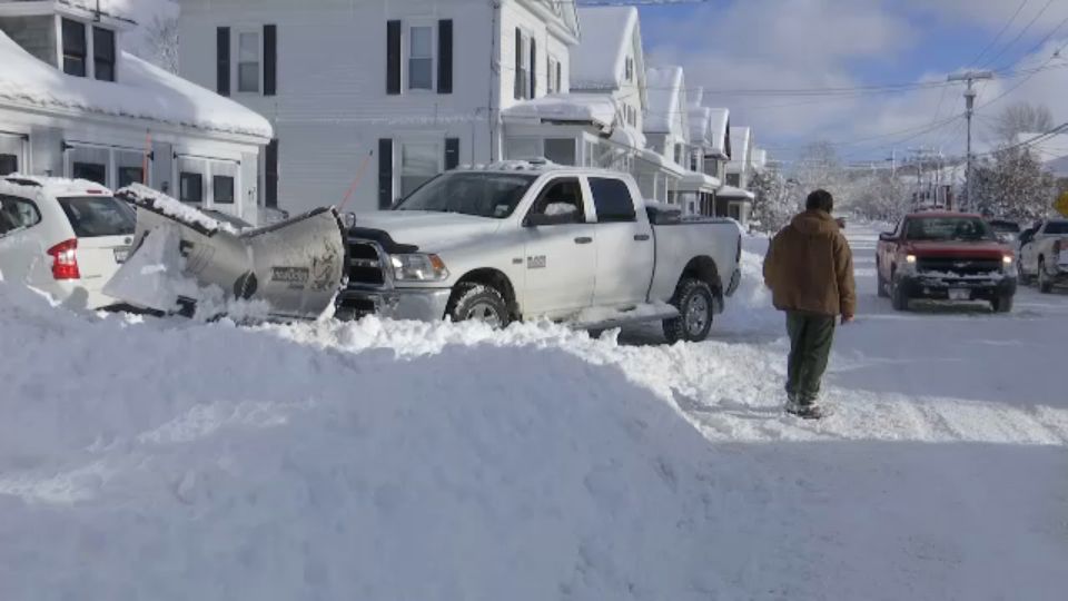 Watertown Clean Up After Snowstorm