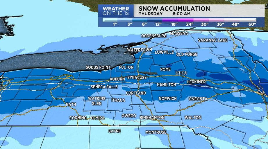Central New York Weather Forecast