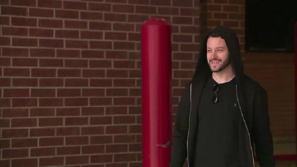 Cody Wilson leaving Harris County Jail (CNN NewsSource)