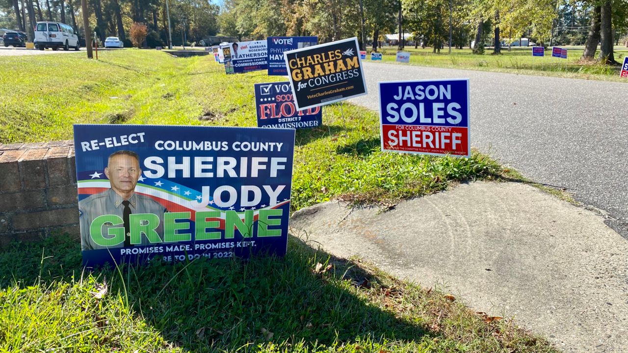 Columbus County Sheriff Jody Greene resigned after a recording leaked of him making racist comments about Black people who worked for the sheriff's office. He is now running for reelection.