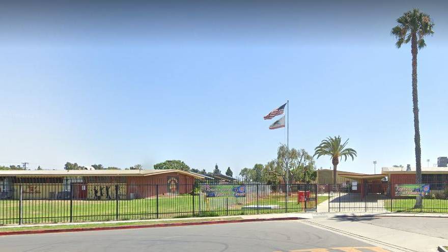 Dominguez High School as seen on Google Street View