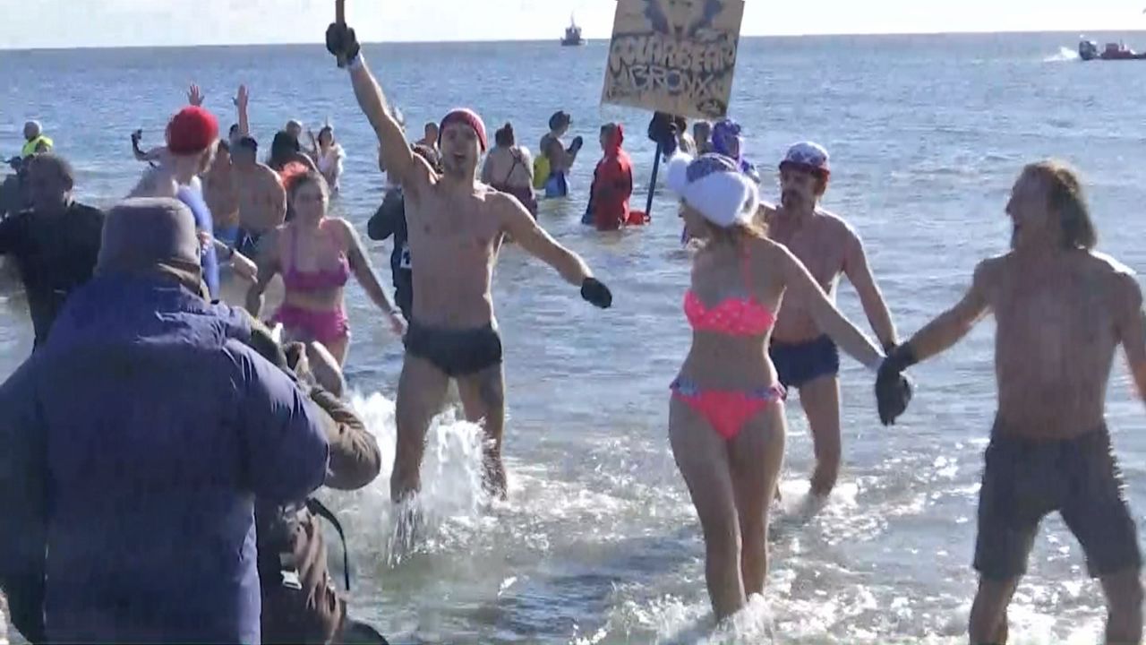 Coney Island Polar Plunge Makes a Splash into the New Year