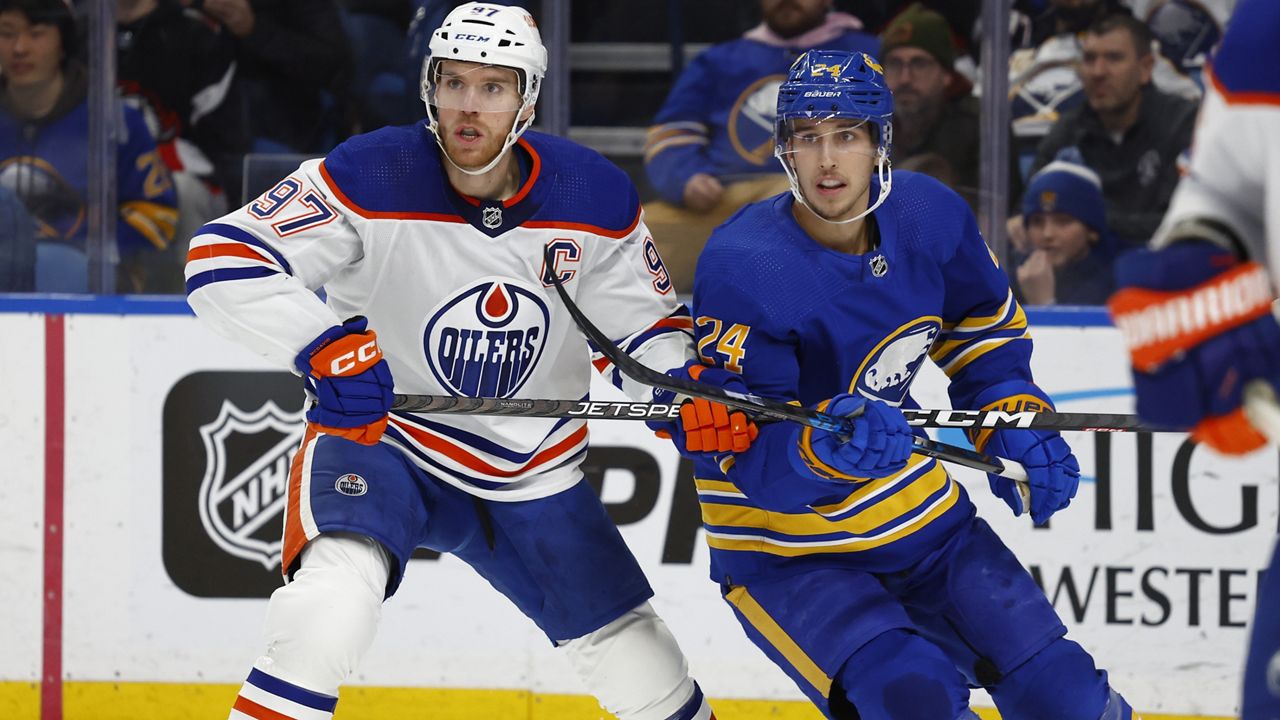 McDavid scores 2 as Sabres fall to Oilers 3-2