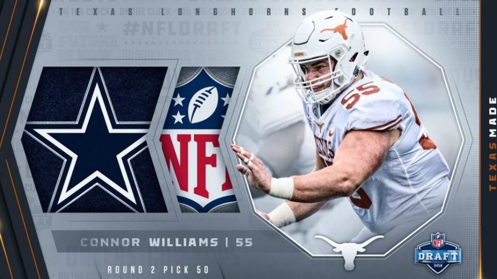 Connor Williams talks about being drafted to the Dallas Cowboys 