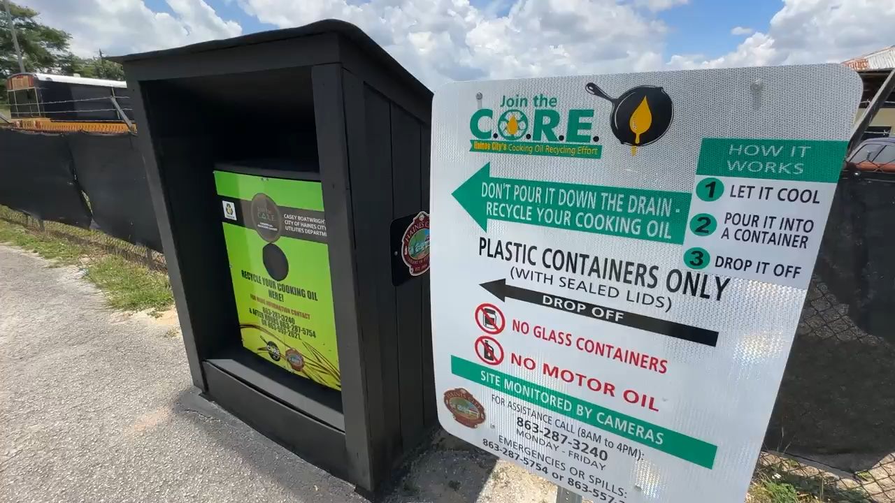 Haines City launches new cooking oil disposal initiative