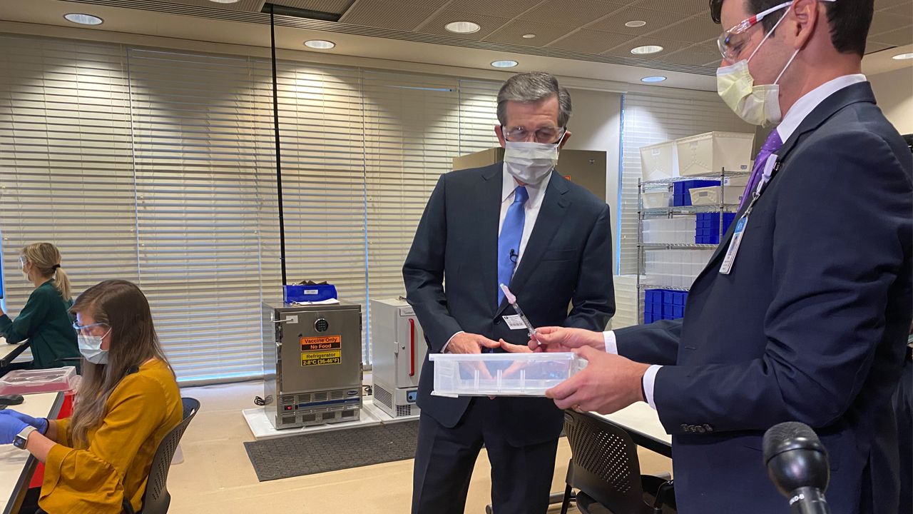 Gov. Cooper Tours Medical Facility to See Vaccine Operations - Vimarsana News