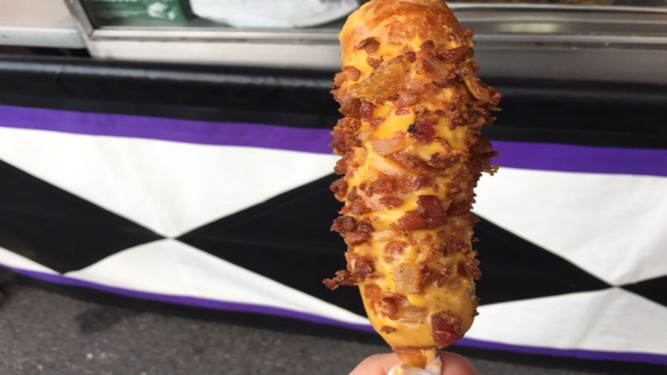 Bacon corn dog best sale