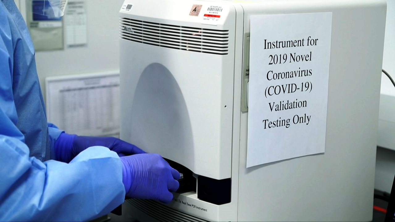 coronavirus testing machine