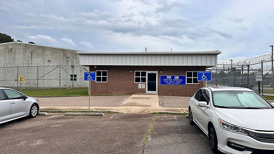 The Correction Enterprises License Tag Plant is housed on the campus of the North Carolina Correctional Institute for Women. (Spectrum News 1/Patrick Thomas)